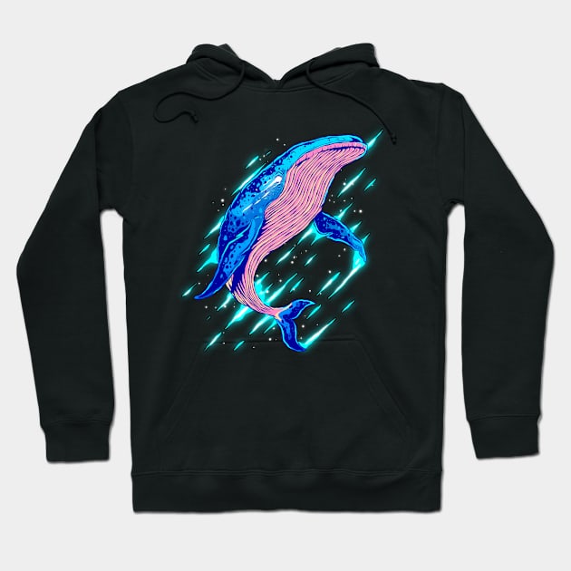 NFTee Blue Whale Hoodie by Emkay